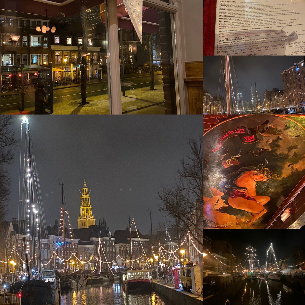 Akcar's tweet photo. Hapje gegeten bij de #WEEVA en toen slenteren over de #winterwelvaart &amp; nog wat drinken bij #desleutel 🍀🎄 https://t.co/sg3Q6KGeEU