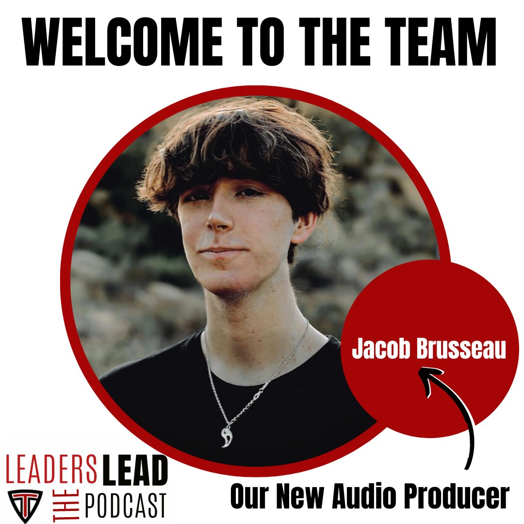 TTInspired's tweet photo. Please join me in welcoming our new Audio Engineer Jacob Brusseau to the Leaders Lead team!  We're beyond excited to work with someone as talented as Jacob. #leaderlead https://t.co/Lj655FeIfa
