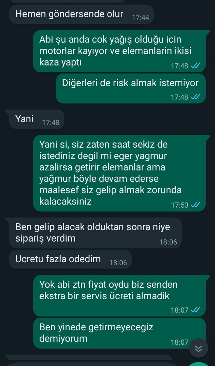 Elamanimizin pastayı götürürken kaza yapması... Adam bide hala banane umrumda değil dedi