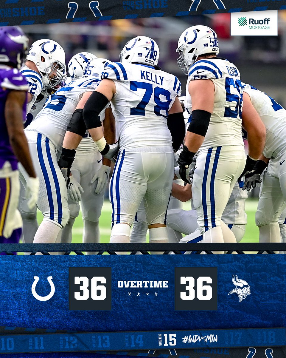 Colts's tweet image. Overtime. #INDvsMIN