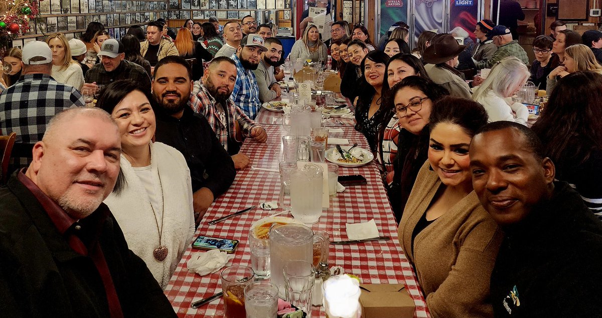 Coachnftbl's tweet photo. End of year Coaches luncheon at Luigis. Here's to a league title at each level and a Section Championship!  Great group of guys right here and even better supportive wives! #Blessed https://t.co/Zqs8D5n0M5