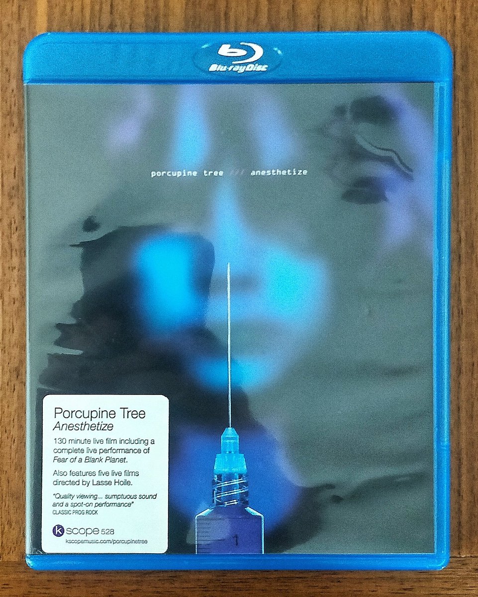 leevcleef's tweet photo. 💥
#NowWatching Anesthetize, the 2nd live concert film by #progressiverock 🇬🇧 #PorcupineTree, released on 20 May 2010.
#NowPlaying #bluray #StevenWilson #progrrock #LiveMusic #LiveConcerts @PorcupineTree https://t.co/Yulx359KE2