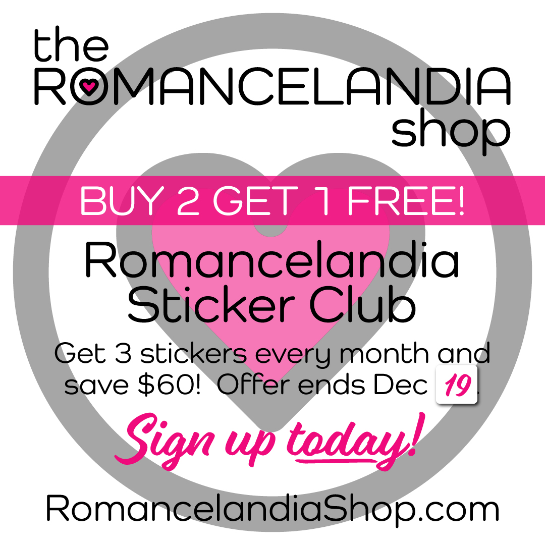 rom_shop's tweet photo. I am an absolute *softie* about extending sales — someone asked if they could still get this deal on Monday and yes, of course I said YES! 

When one of us wins, we all win — you've still got 2 days to Buy 2, get 1 Free on the #RomStickerClub 🎉

https://t.co/6XJSAIcmk5 https://t.co/aNWZV7qve4