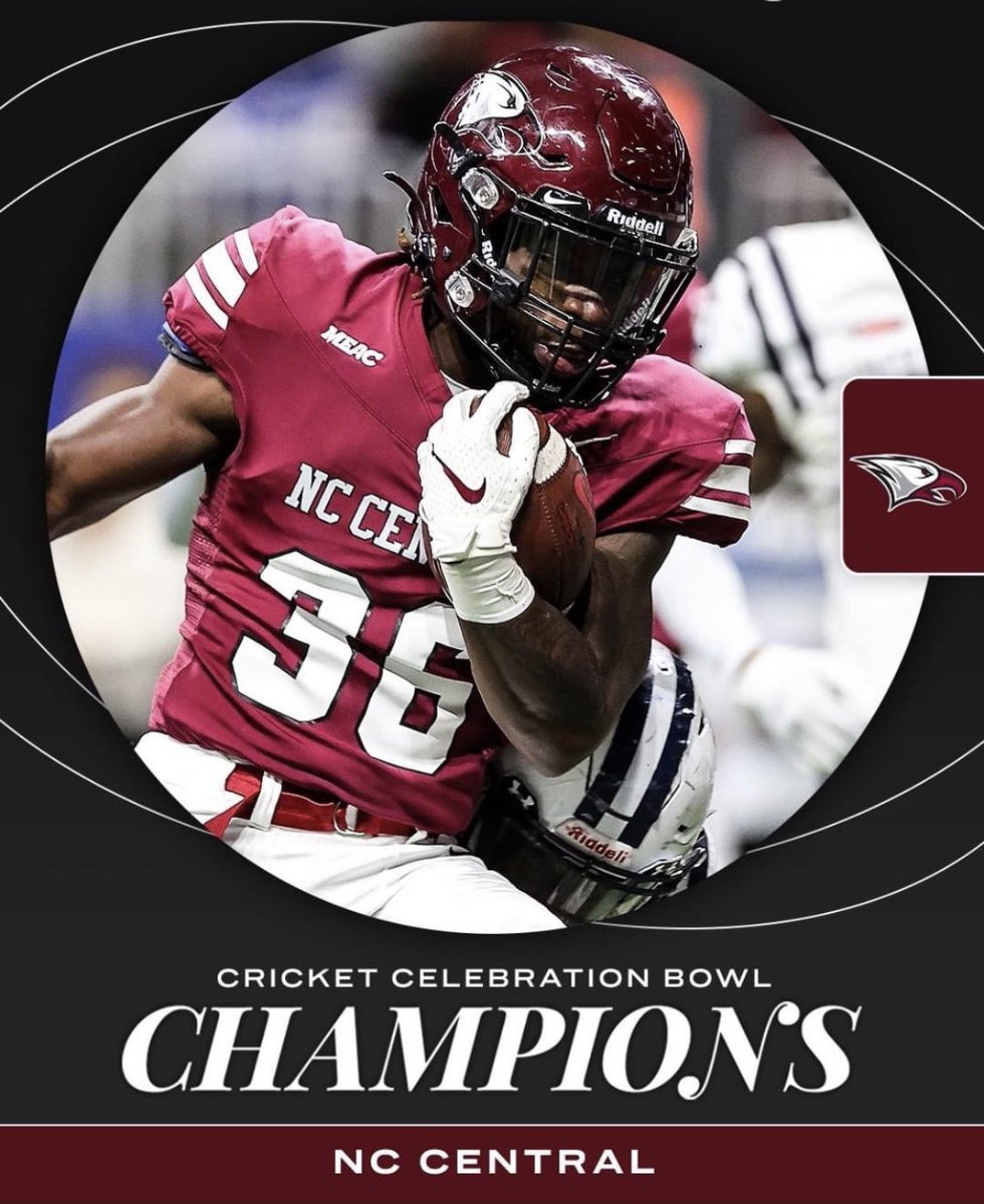 Major shoutout to NCCU 
HBCU College Football National Champions!!
Former West Mecklenburg High School student-athlete <a href="/_goldenn3/">JT</a> helps the Eagles win with a touchdown run of his own. #hawkpride