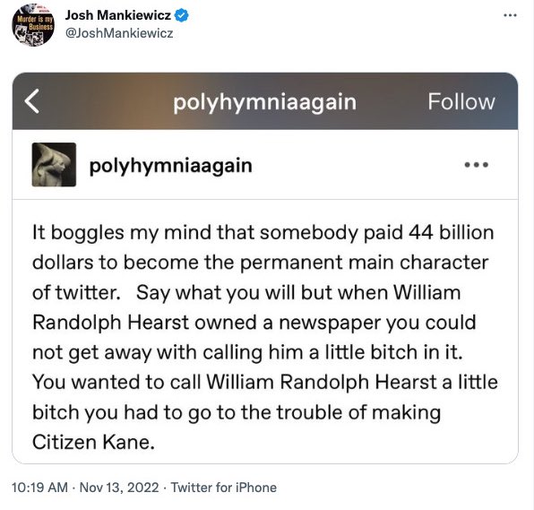 __femb0t's tweet image. ….this being posted by the grandson of herman mankiewicz, actual screenwriter of citizen kane, is amusing me far too much