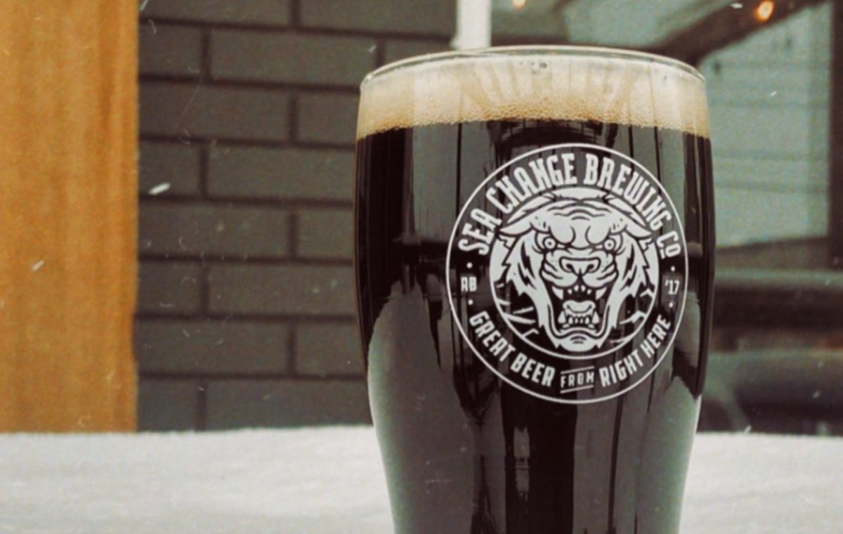 New limited beer on tap at the OG location today: Vietnamese coffee porter using beans from Equal Measure coffee. Warm coffee aroma, roasted malt structure, smooth creamy notes and a pleasantly dry finish. 4.2%ABV Cheers, frozen Nerds!