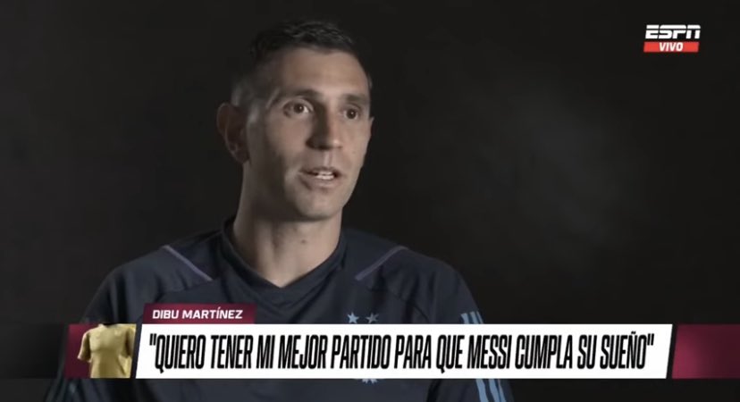 AlbicelesteTalk's tweet photo. Emi Martínez: “I want to have the best game of my life to Messi to achieve his dream.” https://t.co/jvnLApsLFF