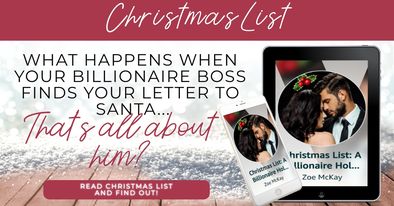 Christmas List by Zoe McKay
What happens when your boss finds your letter to Santa - that's all about him?
First three episodes are free to read on Kindle Vella!
amazon.com/kindle-vella/s…