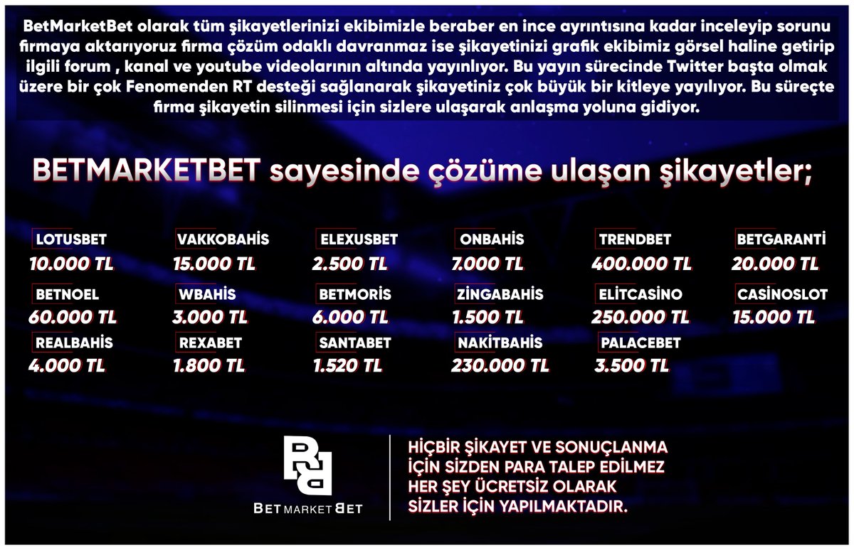 bahisodemiyor4's tweet photo. 👏👏 BU GURUR HEPİMİZİN

✅RT atan 50 kişiye 50₺ ödül dağıtalım

❗️ Bahis şikayetlerinizi çözüm ekibimizle paylaşın

↗️ Telegram Şikayet Hattı
https://t.co/kb2zfNVvKu

↗️ Yeni Şikayet Sitemiz
https://t.co/anF3GsIzau

🌹Destek veren herkese teşekkür ederiz..

#bahis #casino #slot https://t.co/MkeyWbfqJT