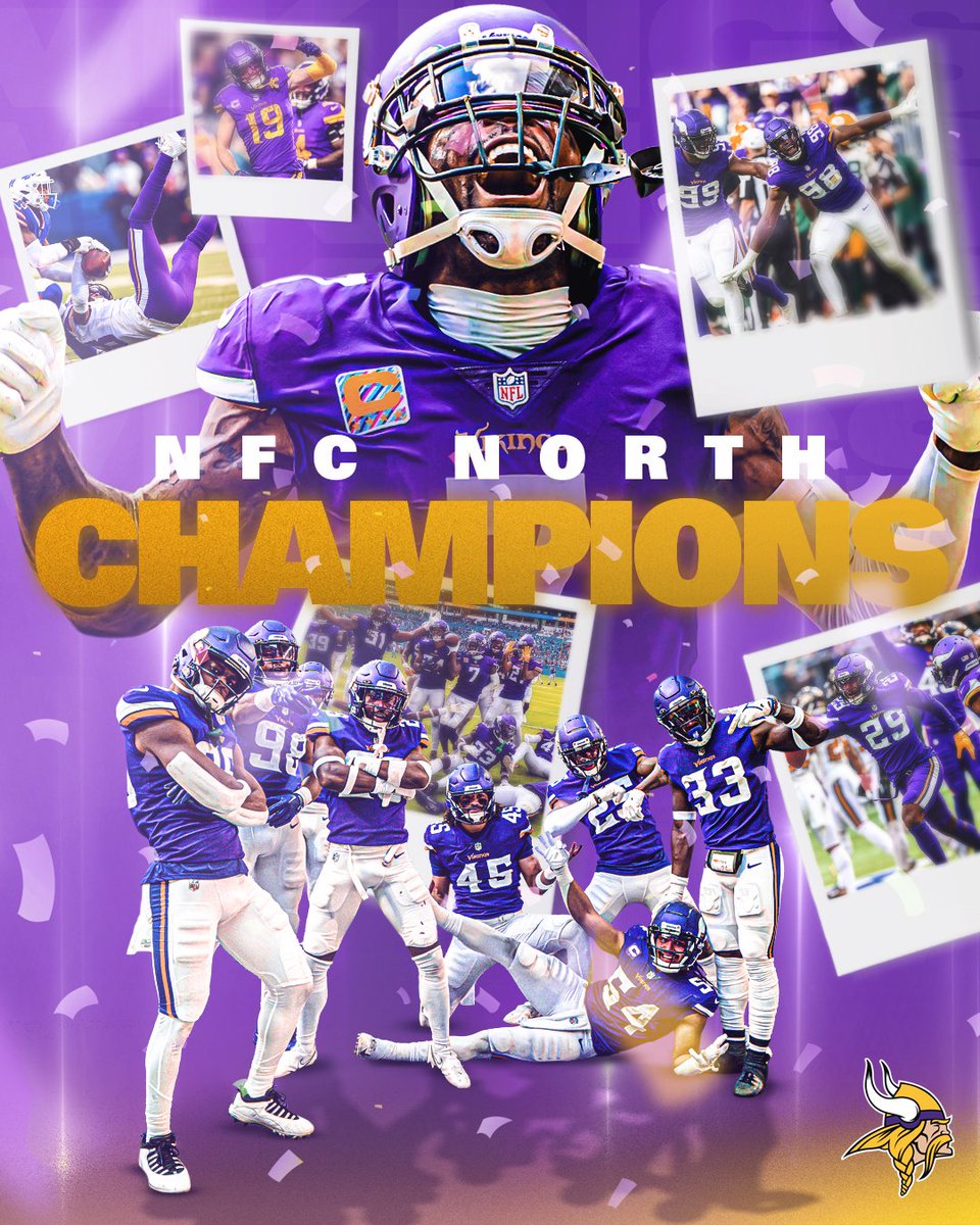 minnesota vikings nfc north champions