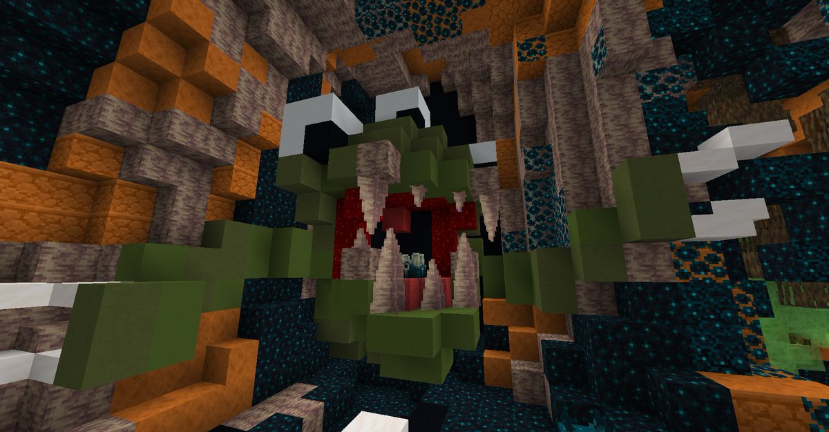 Pattywatrick's tweet photo. Martian alien for @BisectStudios Mars' event! Had a lot of fun working on this. #Minecraft https://t.co/az1JbMCuEO