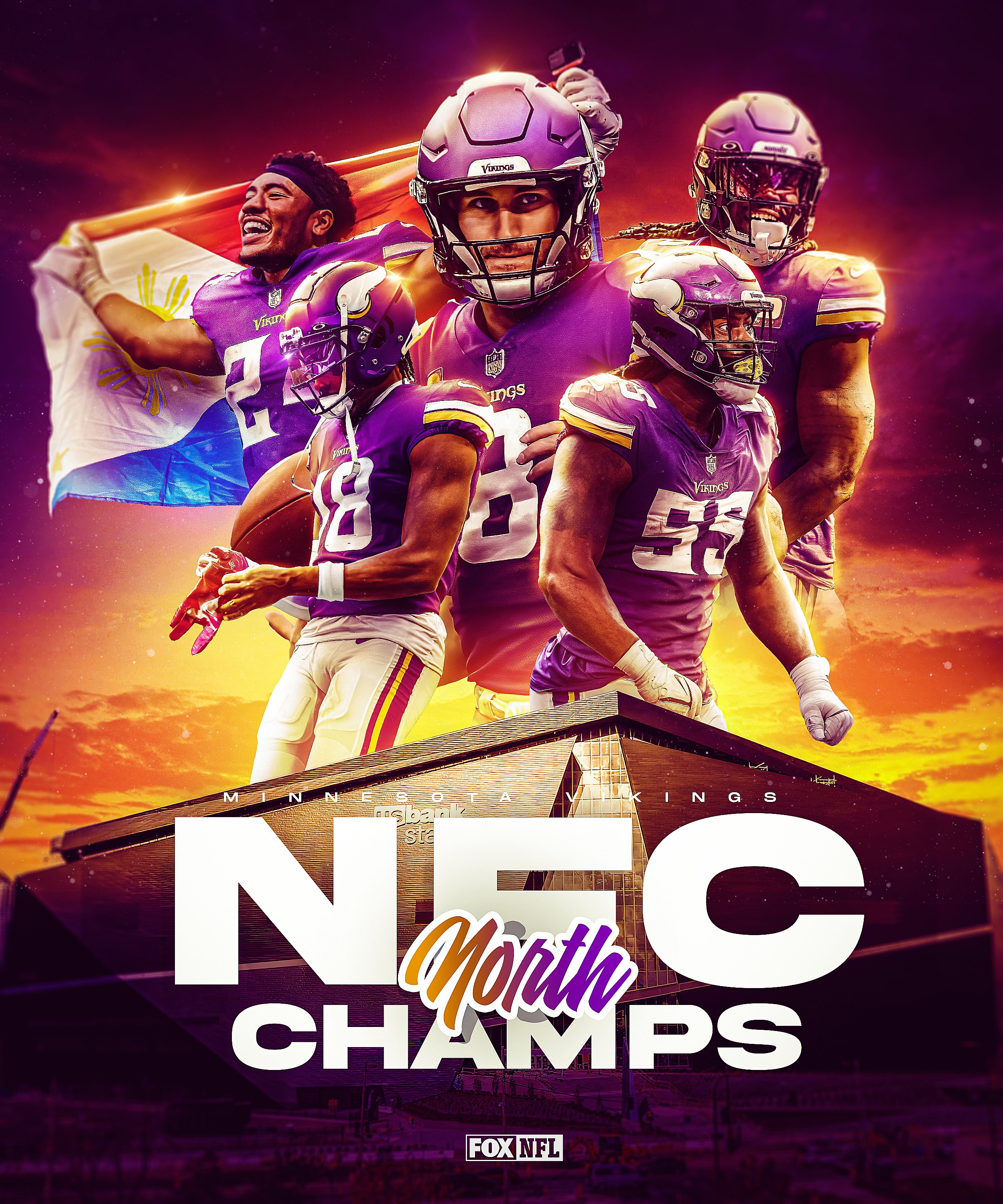 vikings win nfc north