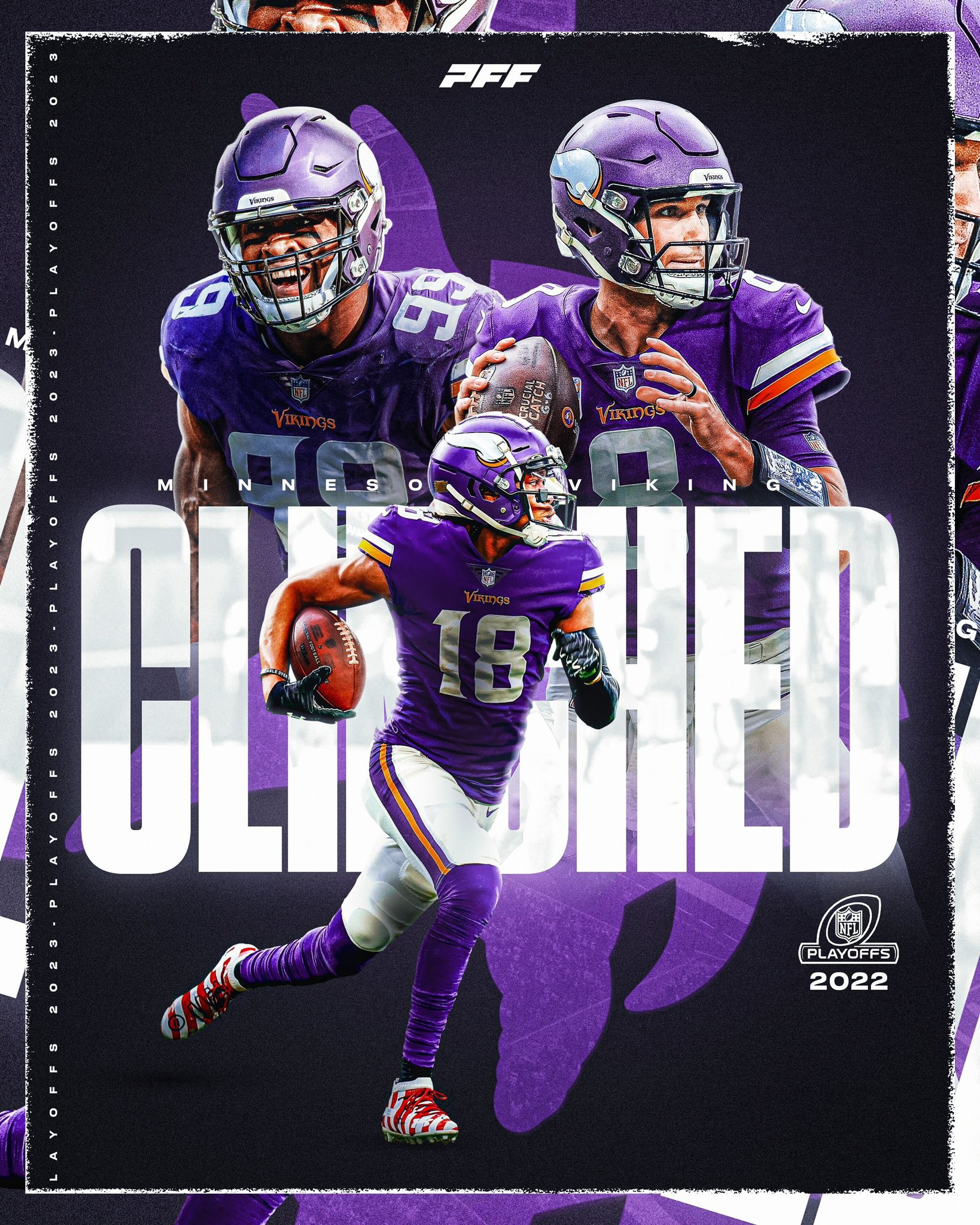 PFF on X: THE VIKINGS CLINCH THE DIVISION WITH THE BIGGEST
