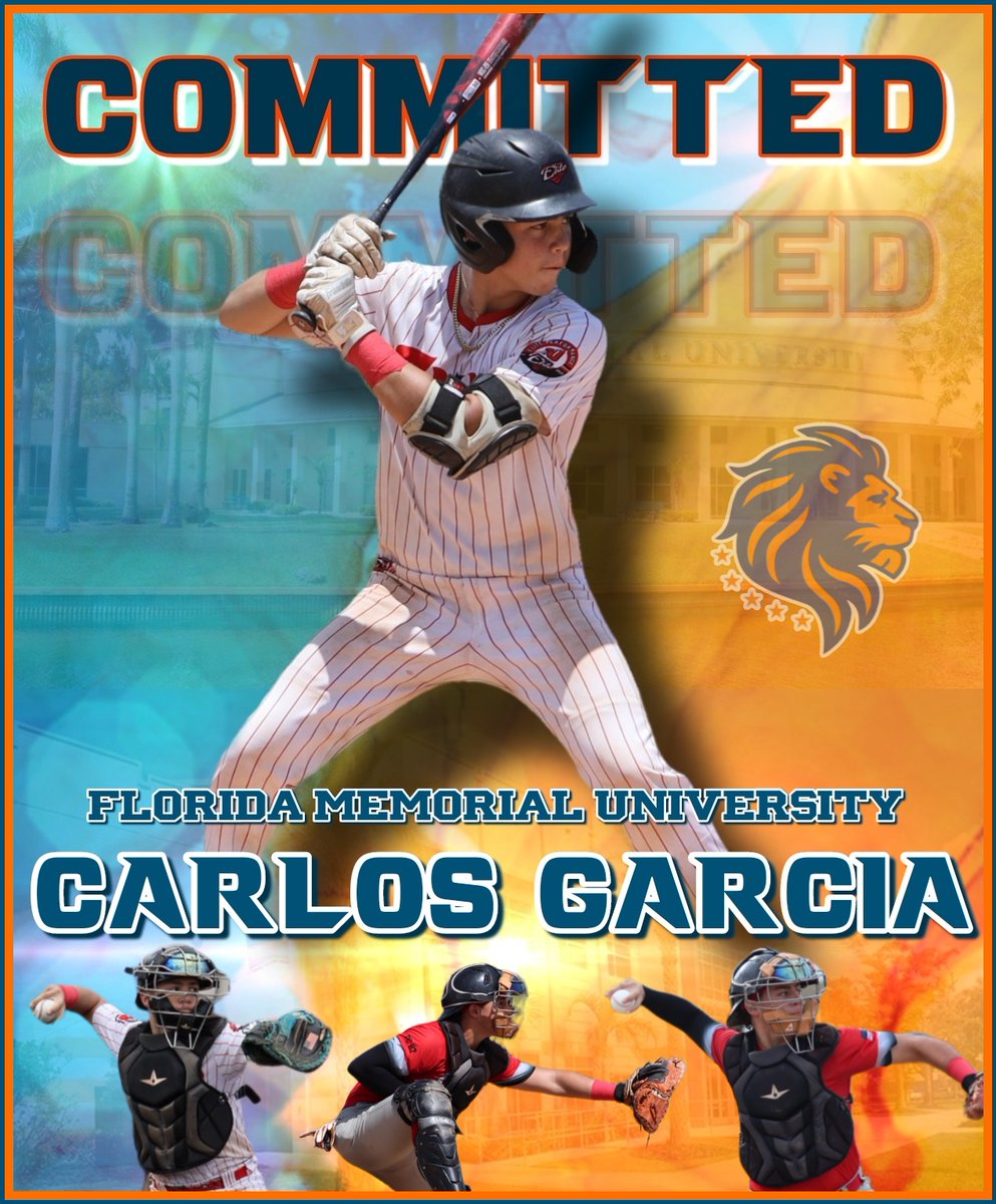 usaprimesoflo's tweet photo. We would like to congratulate EP lifer 2022 catcher Carlos Garcia on his commitment to Florida Memorial University. We wish you nothing but the best of luck as you continue your academic and athletic career at FMU! Very much deserved!  #eliteperformancebaseball #epfam #FMU https://t.co/r7vYW2NXeW