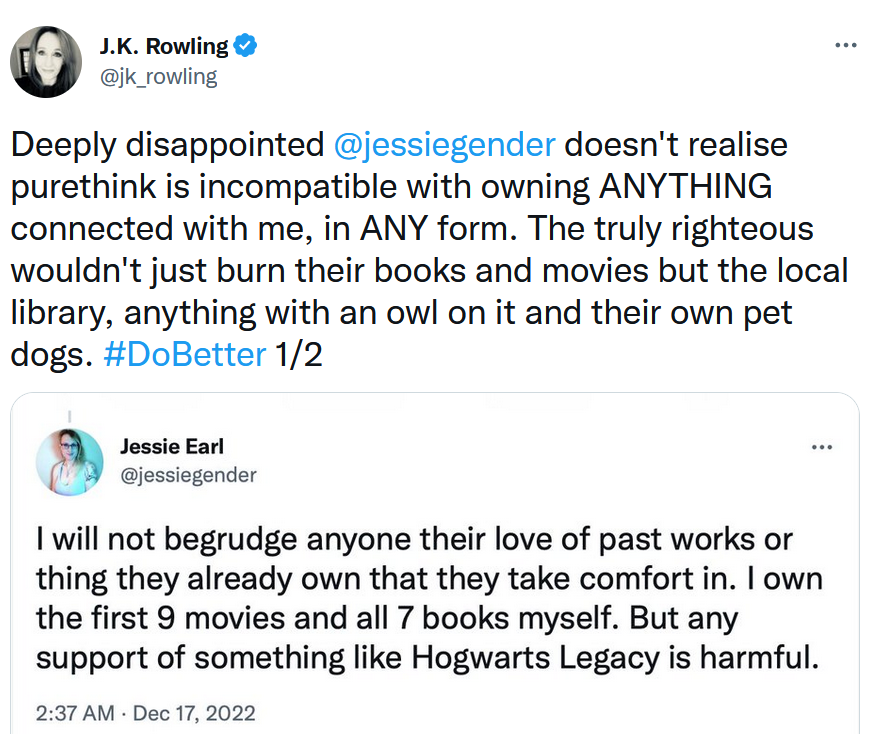 Everything about the HP series just makes me sad, at this point. JKR's work meant a lot to me before she decided to dedicate her life to screwing over people I care about. 

Like it's not even a principled decision anymore -- I stay away from it because it makes me sad.