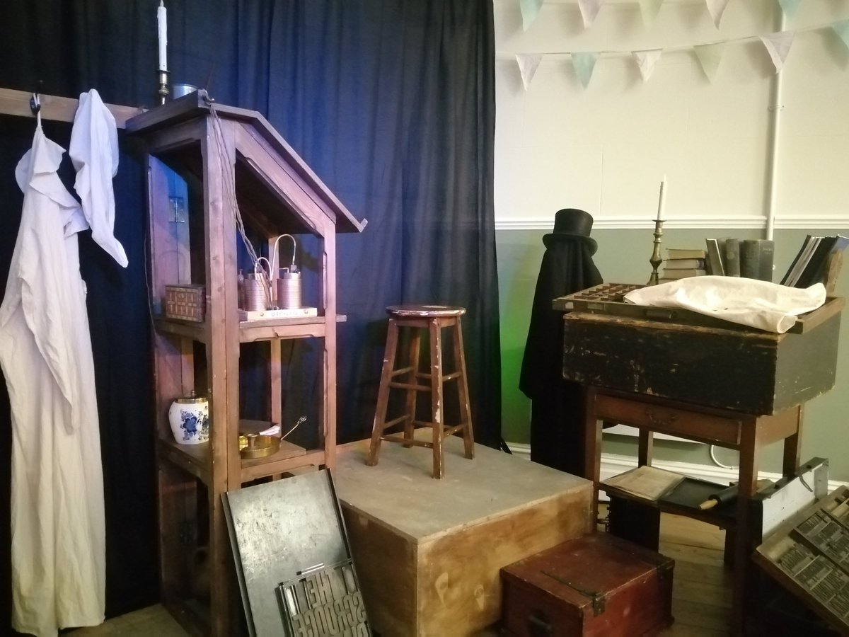 Patiently waiting for The Scrooge Diaries at Hinton Martell 
@Artsreach Probably our last show to visit this year.