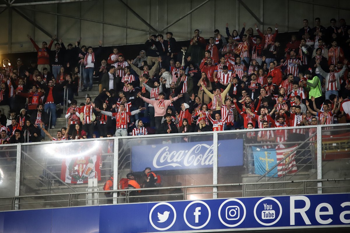 Gracias por el apoyo, afición.

Siempre Sporting 🔴⚪