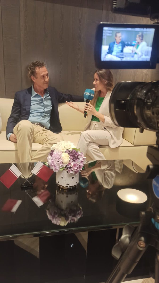 Hoy 📸 nota a Jorge Valdano por <a href="/C5N/">C5N</a> ⚽️⚡️