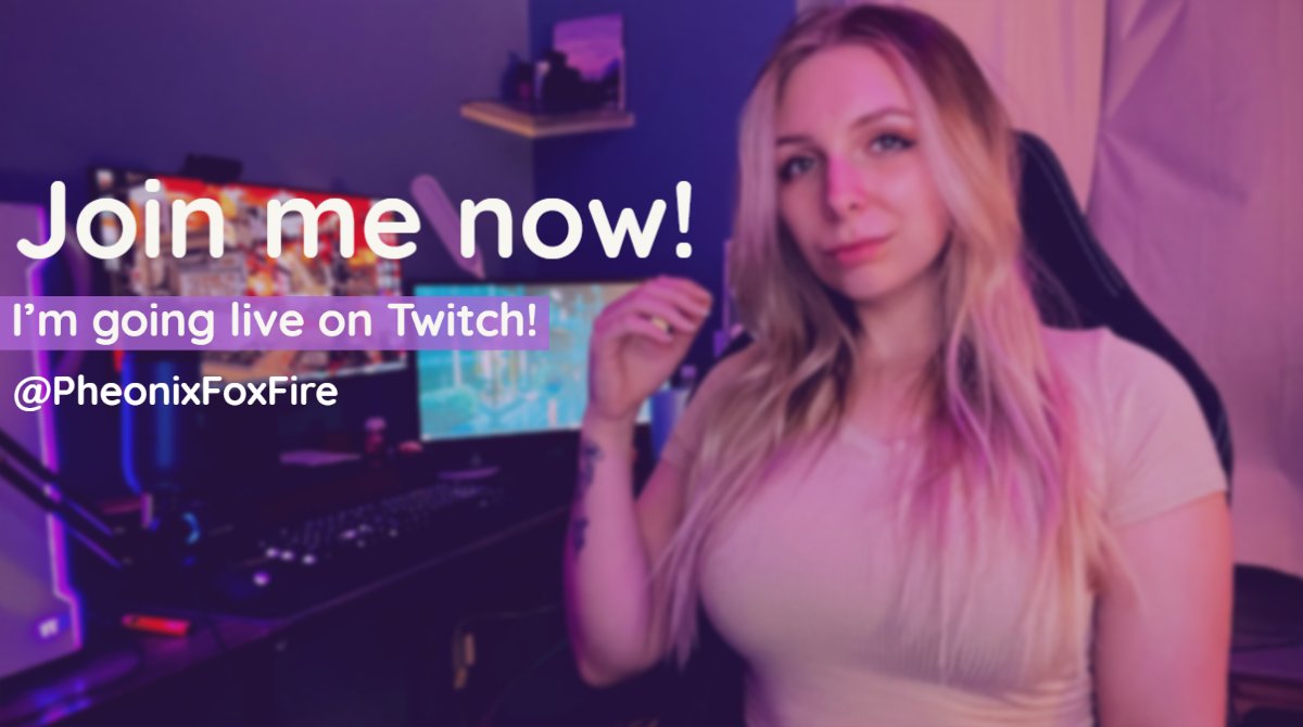 PheonixFoxFiree's tweet photo. Hey guys I'm live! Let's do some chair spins :p
https://t.co/I1GB2nn7Kc
#channelredeems #chairspins #FortniteChapter4 #gamingcommunity #streams https://t.co/quzlEnr7g3