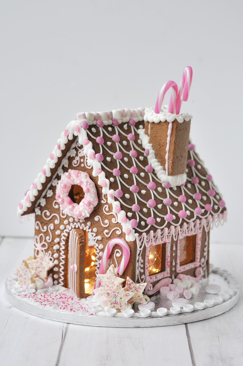 SoftnessDaily's tweet photo. gingerbread houses 🎀 https://t.co/kxrQaUe4t8