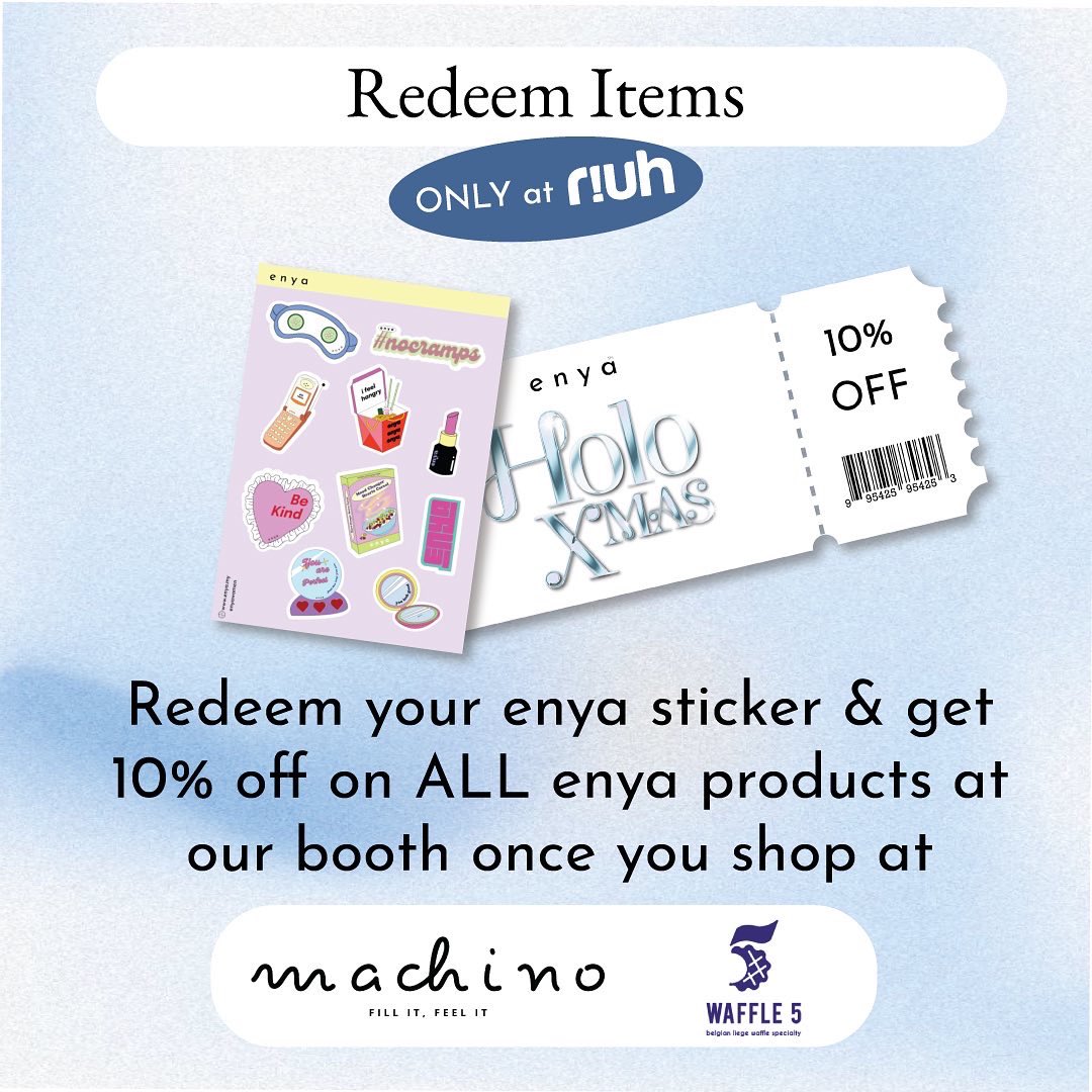 enyawomen's tweet photo. LAST DAY OF RIUH! ✨🙈

Don’t forget to come by! We are having special sales only for RIUH! https://t.co/JhvqAe018h