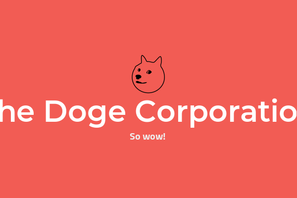 awful_startups's tweet photo. The Doge Corporation | The Doge Corporation is a company that provides dogecoin related services. We're the only company that you can trust with your dogecoin.

#artificialintelligence https://t.co/Ty2FbTELM3