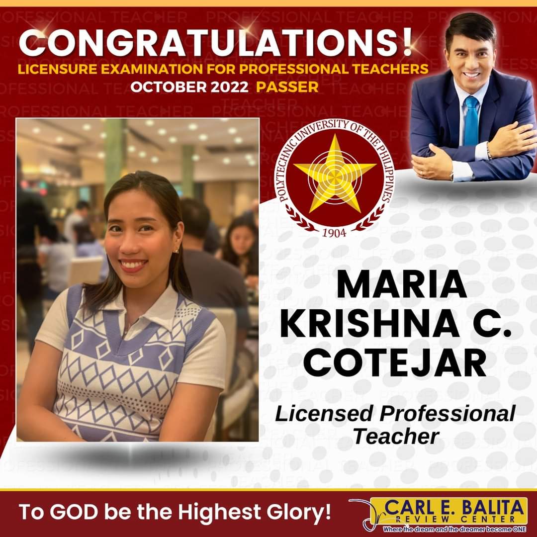 cotejarbeau's tweet photo. Thank you su much sir @drcarlbalita for this!!!!!! π₯°π₯°π₯°π₯°
#LPT #LET #PRC #PRCboard #CBRC #CarlBalita #CarlBalitaReviewCenter https://t.co/ObDsIXkk19