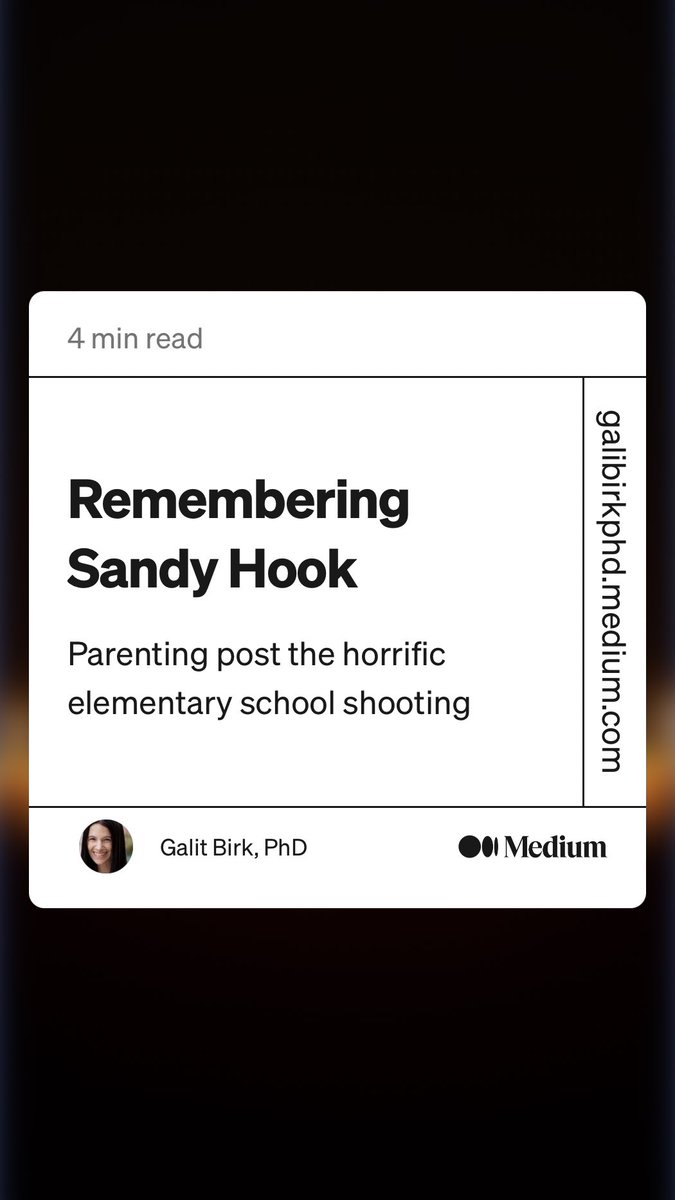 galibirkphd's tweet photo. How has it been 10 years already?! #gunviolence #enoughalready #schoolshootings #sandyhook “Remembering Sandy Hook” by Galit Birk, PhD
https://t.co/ybF3uEsqN4 https://t.co/sJdD1ShhQk