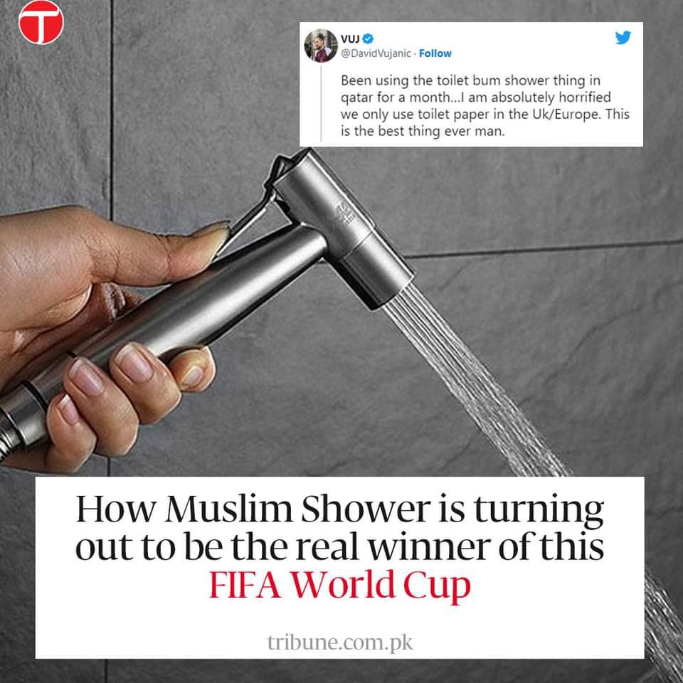 Saad Shafqat on Twitter "Don’t like the term “Muslim” shower. Needless