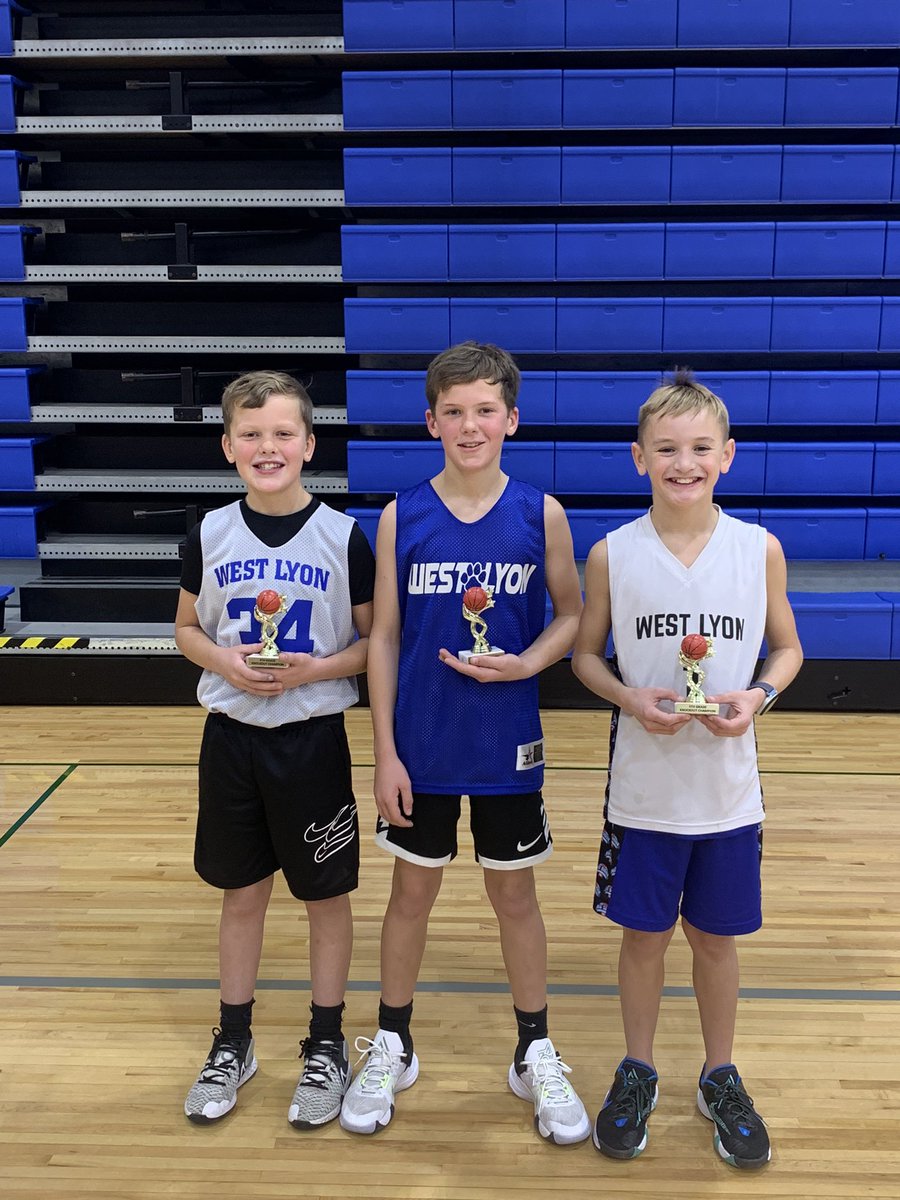Congrats to our WL Youth Camp Knockout Champs! Dylan McKenney, Trevor McKenney, and Bodee Van Egdom.