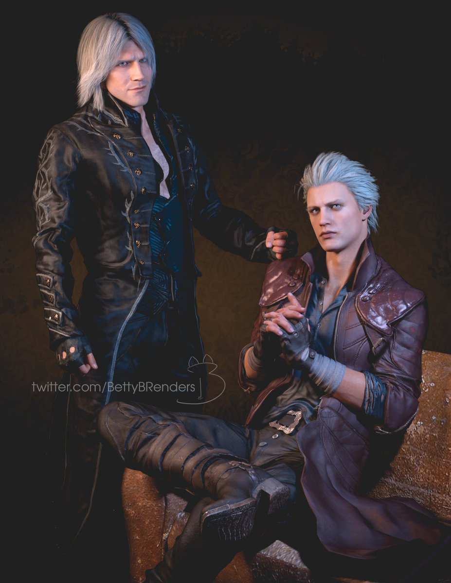 BettyBRenders's tweet photo. I had the honor to redo another piece of the talented and wonderful @Fuge_Oni666 🥰💙

#Vergil #Dante #DevilMayCry #DMC #DevilMayCry5 #DMC5 https://t.co/qz1NucIMZr