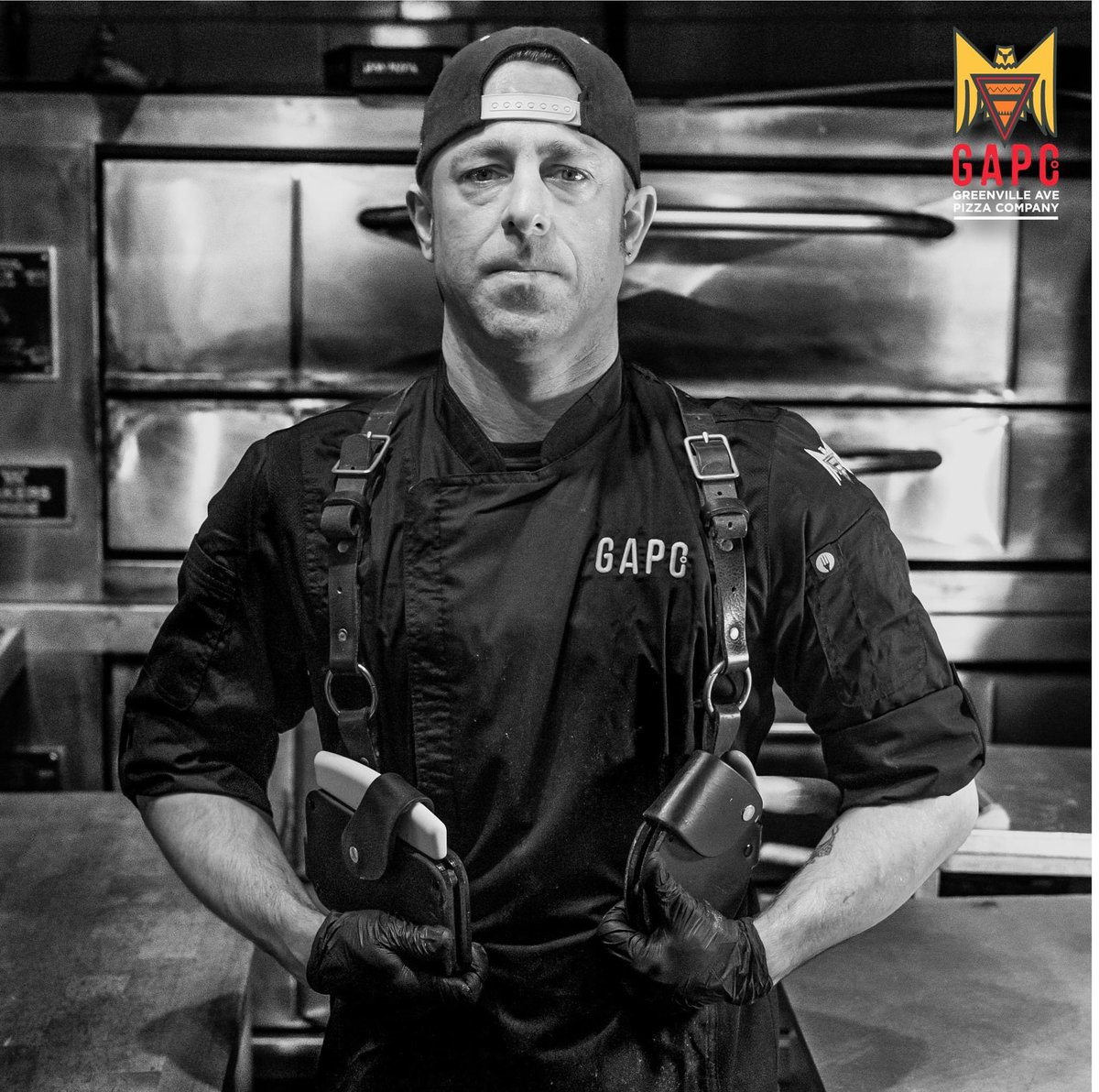LiveByTheSlice's tweet photo. 🍕⚔️#NewSlayerSaturday. Meet Chris.🍕⚔️
Slayer name: The Dictator
Spirit Animal: Owl 🦉
Favorite Super Hero: Carole Baskin? 🐯#DallasFood #IYKYK #BestPizzainDallas #PizzaToday #GreenvilleAvenuePizzaCompany #GAPCoPeavy #GAPCoGreenville #WorldPizzaChampions #SlayPizza #PizzaLife https://t.co/8dvKxnp2fO