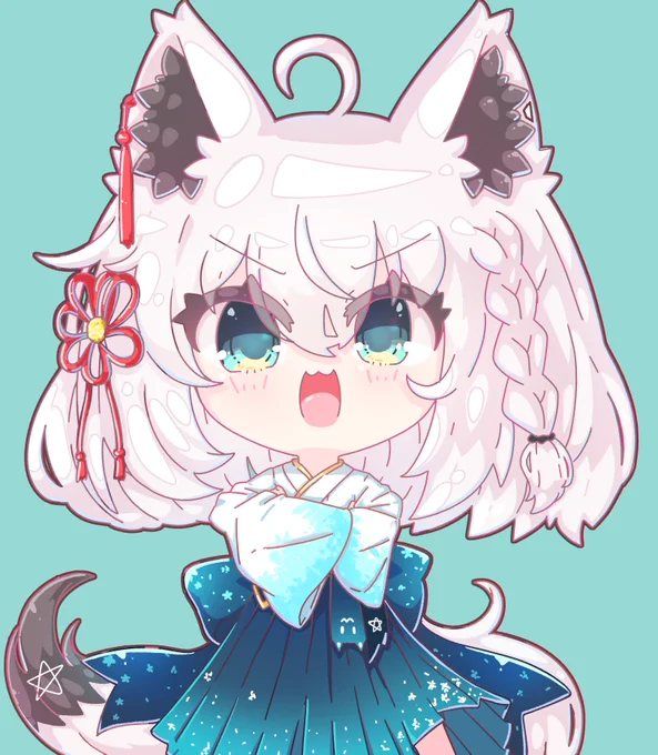 #絵フブキ(๑• ̀д•́ )✧+°ドヤッ 