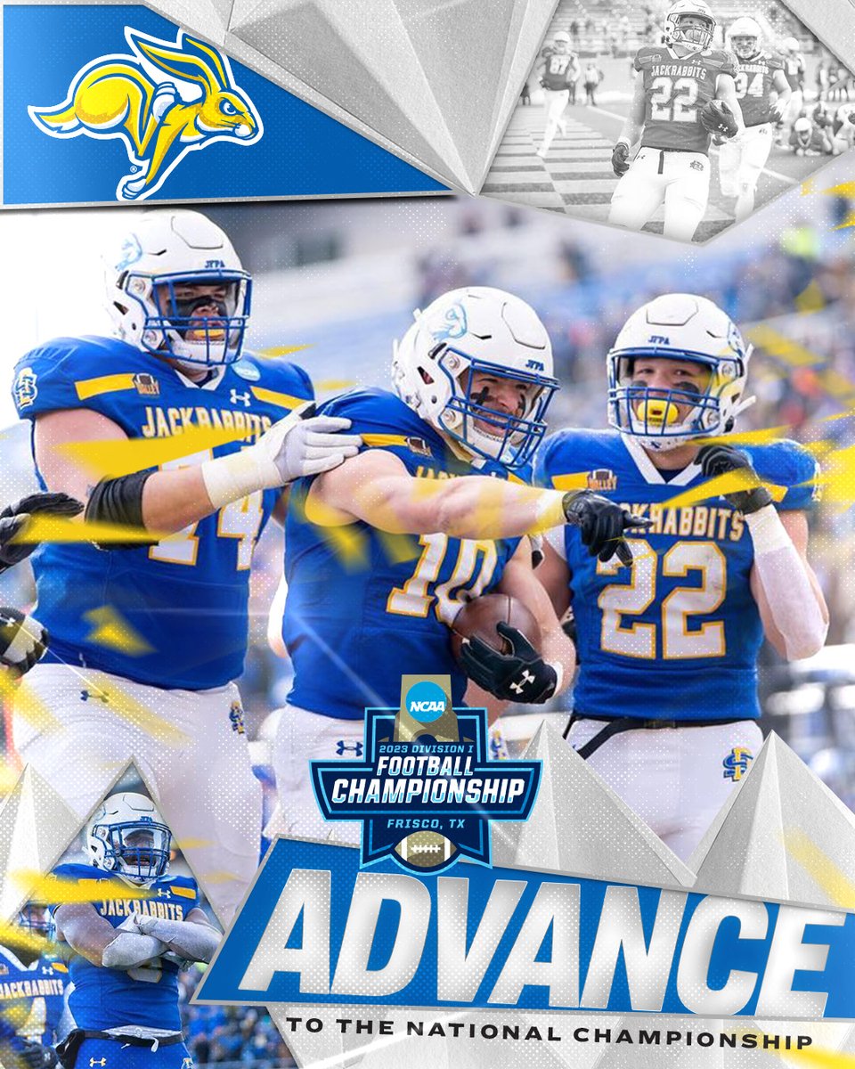 The Jackrabbits have punched their ticket to Frisco!

#FCSPlayoffs x <a href="/GoJacksFB/">SDSU Football</a>