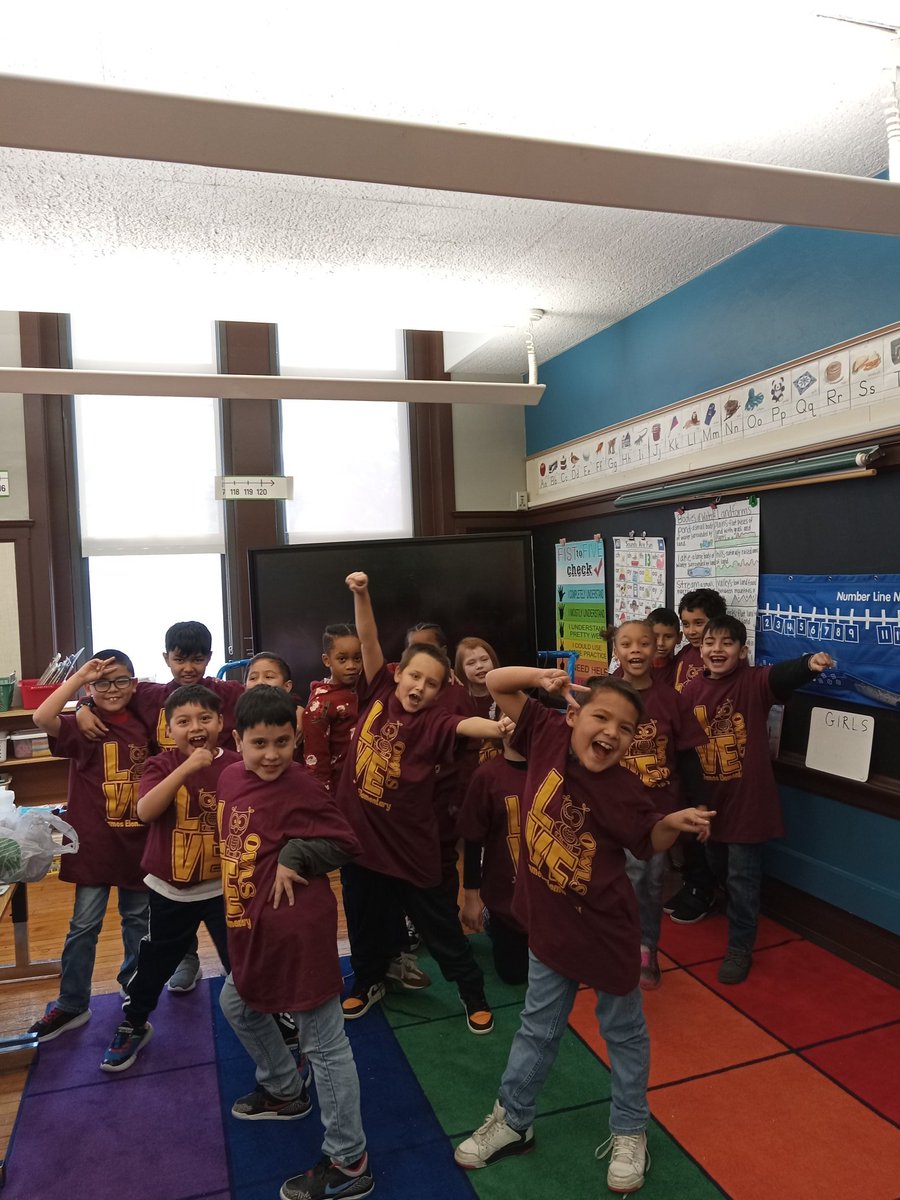 Thank you <a href="/LatinxEdCo/">Latinx Education Collaborative</a> for supporting <a href="/KCPS_James/">KCPS James</a> students and getting them shirts. They were beyond excited and grateful.  With <a href="/JosieHerrera_3/">Josie Herrera</a>