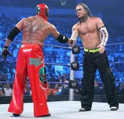 Wrestlelamia.com on X: "It blows my mind that Jeff Hardy and Rey Mysterio  have never faced each other 1v1. The closest they've come is in a fatal  four way match with Kane