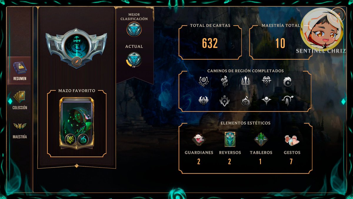SentinelChriz's tweet photo. ¿Alguien me explica cómo COÑOOO he llegado a Plata en un sólo día? :v ... Y eso que el sistema de porquería me pone contra jugadores de NA, BR y LATAM.
.
CdC de 🐻@GoBears_Oficial y 🤖@CoolerMaster
.
#LoL #LegendsOfRunaterra #LoR #LeagueOfLegends https://t.co/2z6GMJFZX9