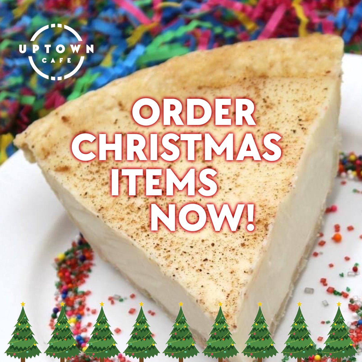 Order Christmas bakery items NOW! Brooke’s schedule is filling up fast. 
uptowncafes.com/shop

#christmasdinner #localbakery #carmel #noblesville #indianapolis