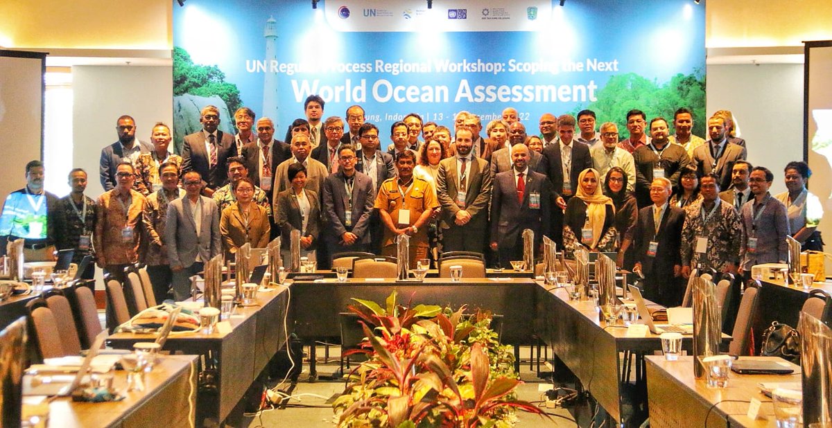 Multi-disciplinary experts from &gt;20 Indo-Pacific countries came together for the final World Ocean Assessment scoping workshop &amp; provided perspectives on regional needs, priorities and challenges for a sustainable ocean future to shape the next #WOA. Super inspired &amp; grateful!