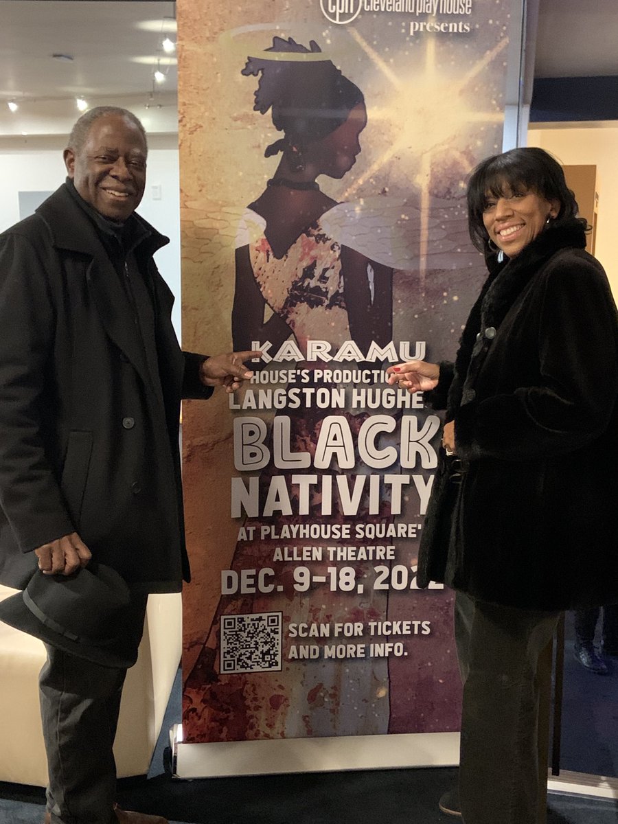 CRHillJohnson's tweet photo. Saturday night date with @KKJCLE to see @KaramuHouseInc #BlackNativity presented by @ClevePlayHouse @playhousesquare Welcome, if this is your first time experiencing #Karamu! #LangstonHughes #oldestblacktheater https://t.co/7scMmBdIWF