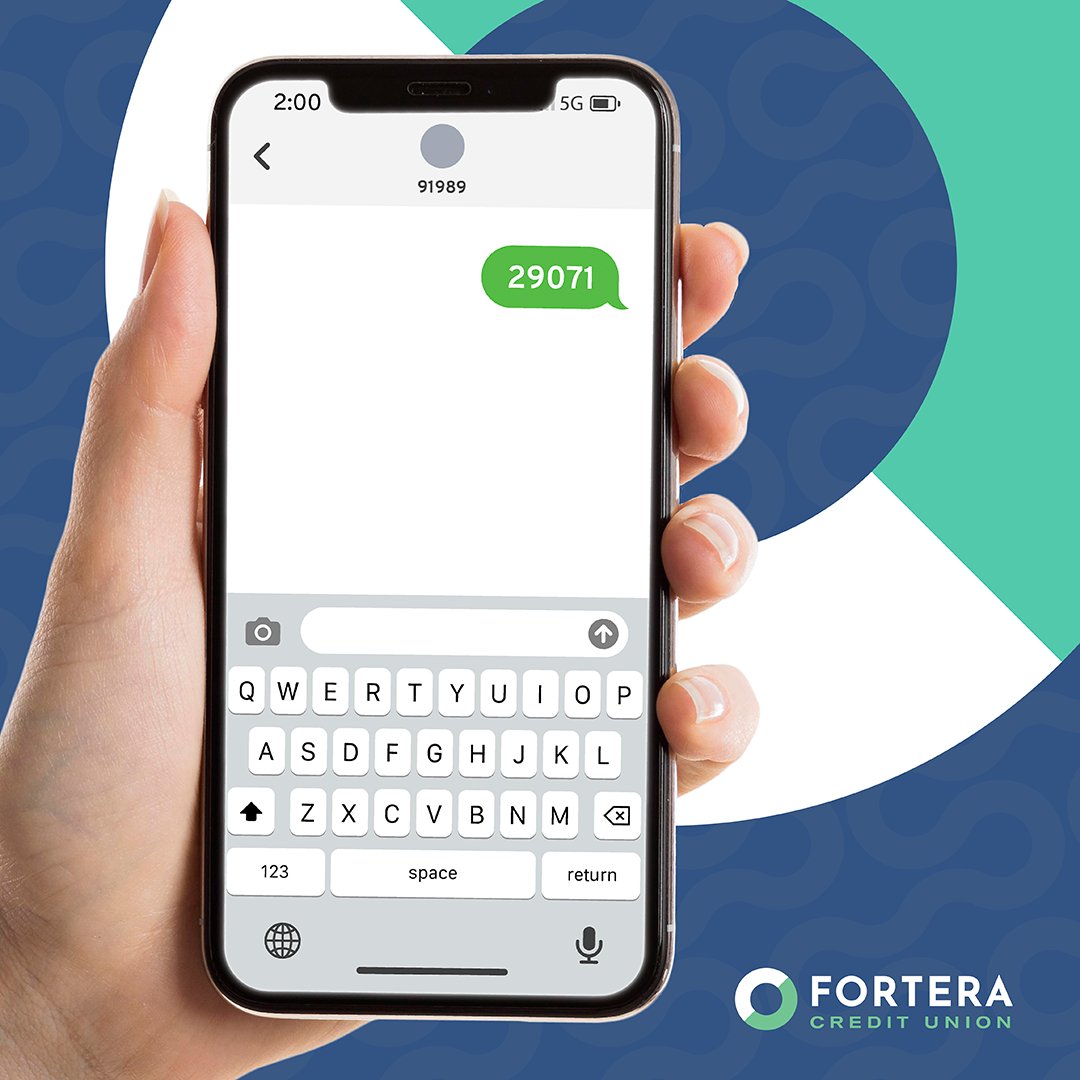 A benefit of being a member of <a href="/forteraCU/">Fortera Credit Union</a> is that I can take care of bank needs at home. Fortera members have free  access to over 5,000 fellow credit union branches and 30,000 ATMS in the world. Just text a zip code to 91989 to find nearby locations and atms. #partnership