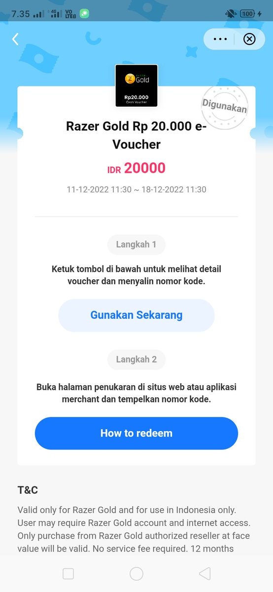ka <a href="/i_m_mortal_/">Pejuang Promo 🦸‍♂️</a> boleh minta bantu rt? he

WTS RAZER GOLD Dana+