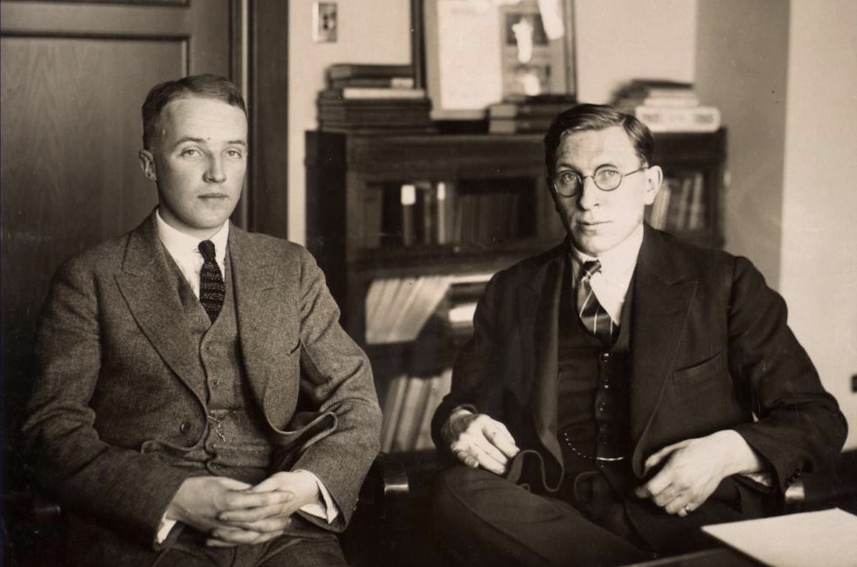 AuforGA's tweet photo. That lifesaving drug is insulin.
First, some medical history.
Insulin was first isolated in 1921 by Dr. Frederick Banting and a medical student, Charles Best.
Prior to the isolation of insulin, Type I diabetes was considered a fatal disease. https://t.co/mChvT6wxEj
(2/11) https://t.co/ESkY1t7X3L