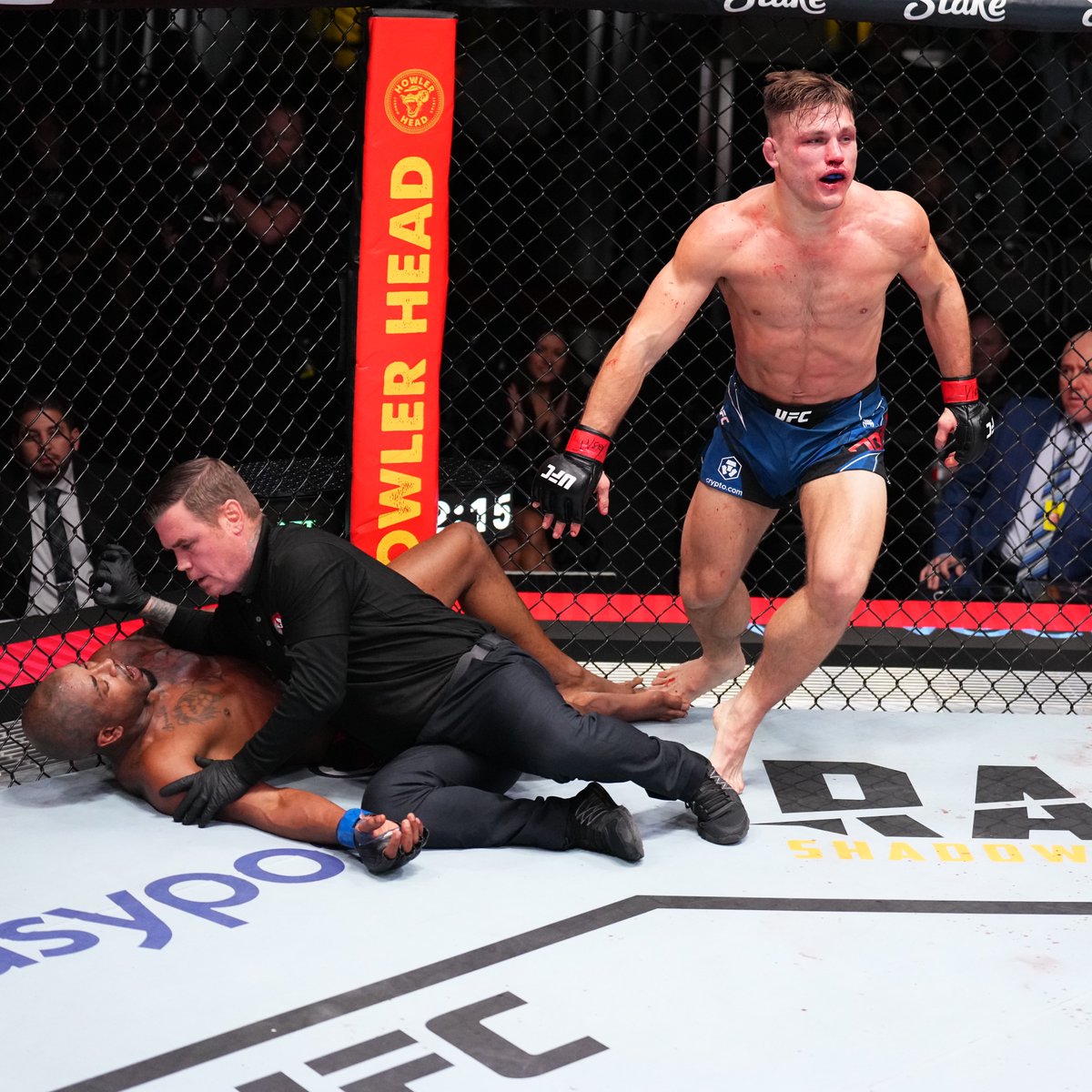 Drew Dober ties Dustin Poirier for most knockouts in UFC lightweight history with 8 👏 #UFCVegas66