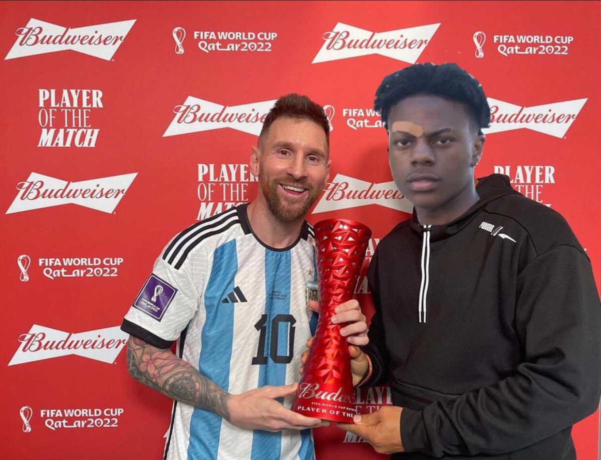 MuhsinSalad's tweet photo. Messi is the Goat #ishowspeed #FIFAWorldCup https://t.co/IQlAMMhpl5