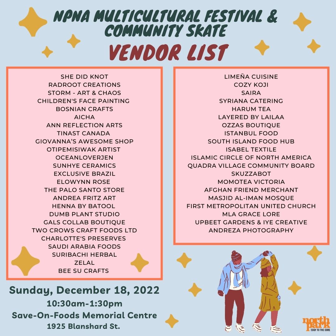 Tomorrow is the day!!! 

Make sure to check out our Festival Reminders &amp; updated vendor list 😄

We will see you at the Save on Memorial Centre tomorrow for some Festival &amp; Skating Fun! 
#NorthPark