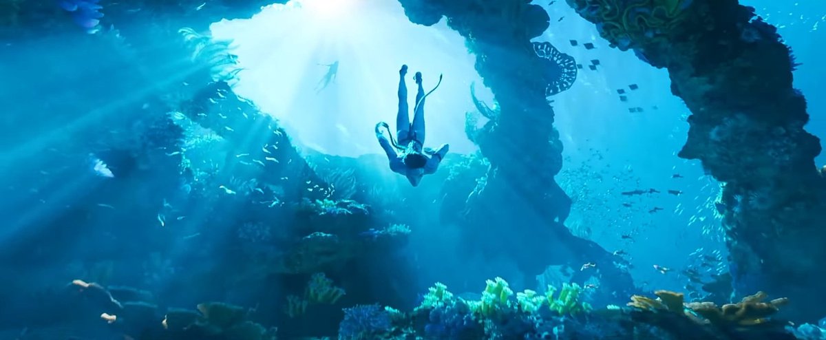 brasilizei's tweet photo. acabei de assistir avatar 2 e afirmo com tranquilidade nao é apenas um filme é simplesmente a experiência mais bonita e bem feita que eu já assisti na vida https://t.co/fi6OXLSDyt