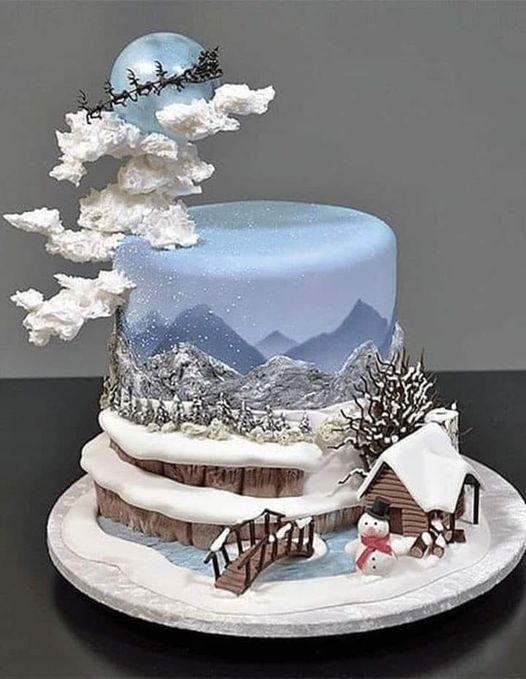 JamesHu29812484's tweet image. Christmas Cake
