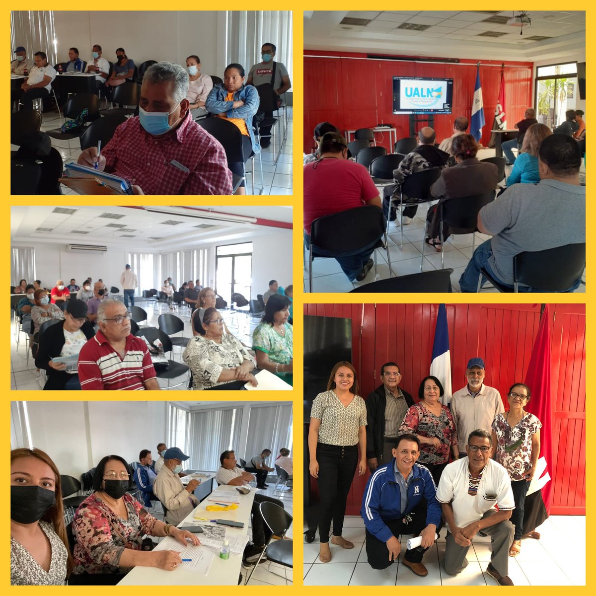 ✅️💥Hoy en el INIDES, se culminó el Diplomado Modelo Socio Político y Económico d Nicaragua (MOSEN) d la Ualn, para los militantes d la Unidad Territorial 2.2 (UT 2), D-II
4️⃣0️⃣sábados contínuos de capacitación, sobre temas variados

#UnidosEnVictorias