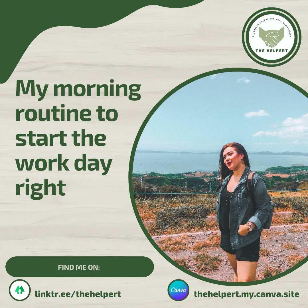 thehelpert's tweet photo. Morning routine to start the work day right: 👍

Learn more about Helpert and what services I can offer here: https://t.co/XMyq8z9U0W 

#thehelpert #helpert #thehelpertva #helpertvirtualassistant #efficientvirtualassistant #weekendtime #weekendgoals #efficient #economic https://t.co/7eSSqrQAhF